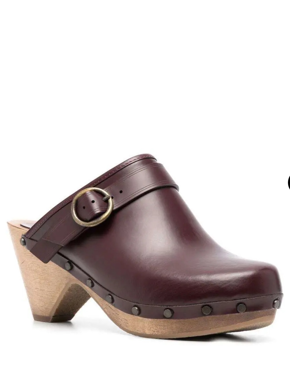 ISABEL MARANT Buckle Detail Platform Sole Clog